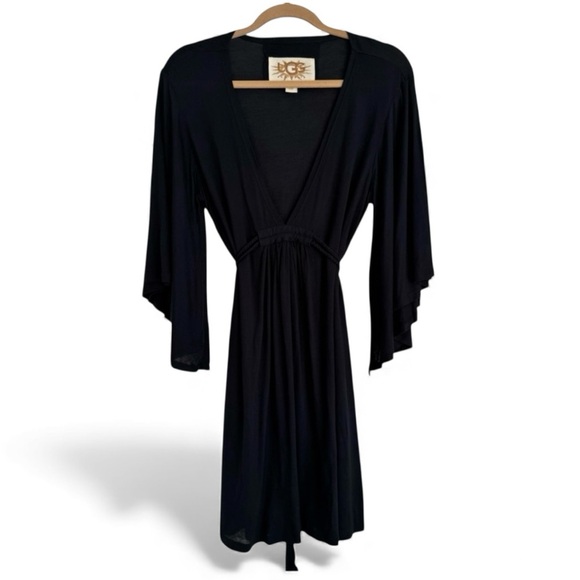 UGG Other - UGG Australia Black Tunic Beach Coverup Flowy Swim Resort Wear Vacation O/S